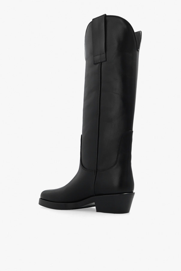Leather boots Raf Simons - SchaferandweinerShops Germany